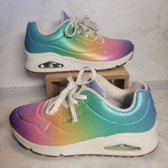 Skechers Women's Street Uno-Spectrum Sneaker Size 8 - Picture 1 of 9